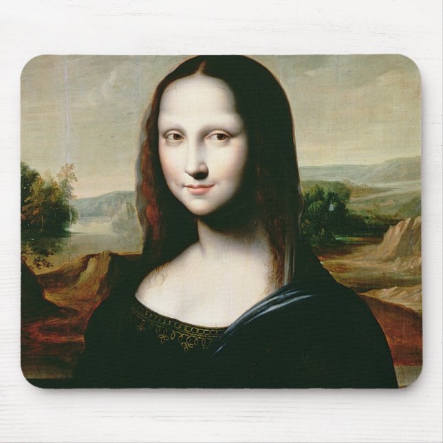 Tapis De Souris Mona Lisa, copie de la peinture par Leonardo DA (Devant)