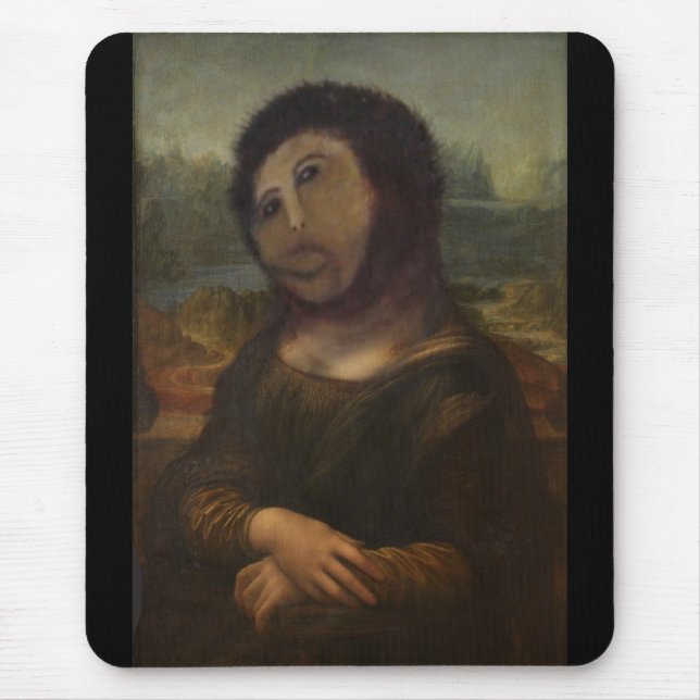 Tapis De Souris Mona Lisa reconstituée (Devant)