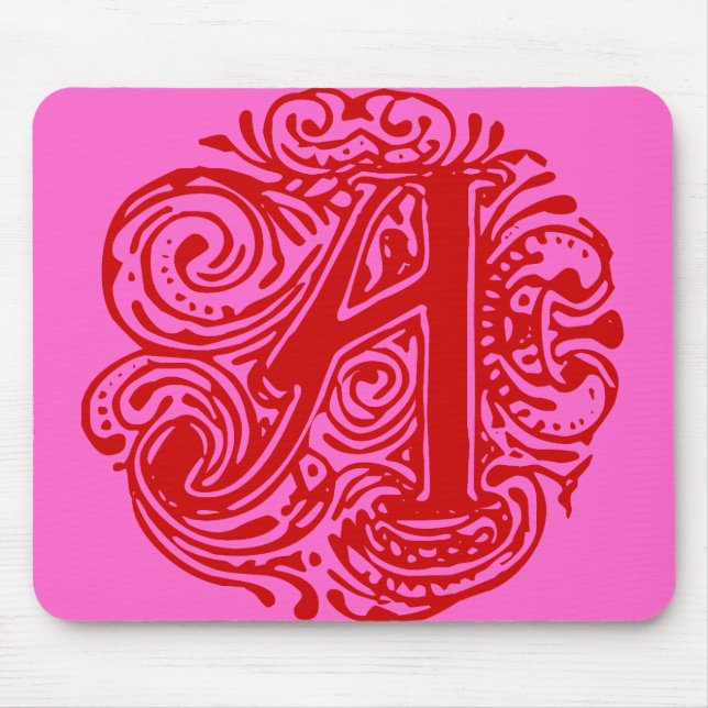 Tapis De Souris Monarchie Rouge "A" (Devant)
