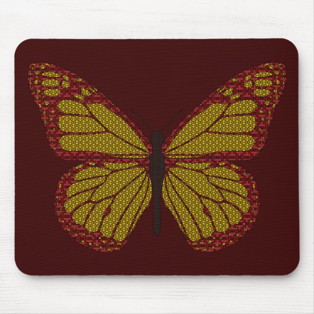 Tapis De Souris Monarque chinois Mousepad (Devant)