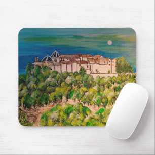 Tapis De Souris Monastère de San Miguel Peinture d'Alfred Fox