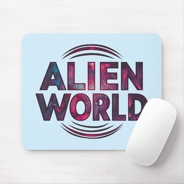 Tapis De Souris Monde alien (Avec souris)