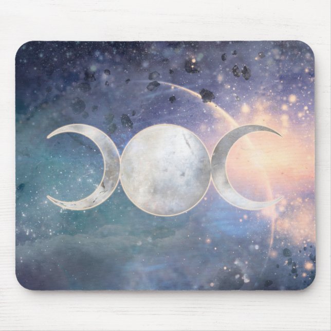 Tapis De Souris Monde céleste Triple Moon Goddess Moonstone (Devant)