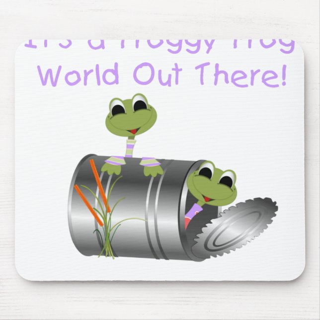 Tapis De Souris Monde de grenouille de Froggy (Devant)