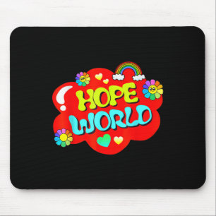 Tapis De Souris Monde de l'espoir coloré