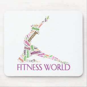 Tapis De Souris Monde fitness