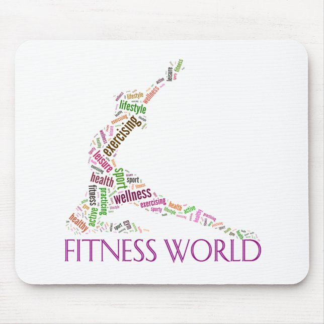 Tapis De Souris Monde fitness (Devant)