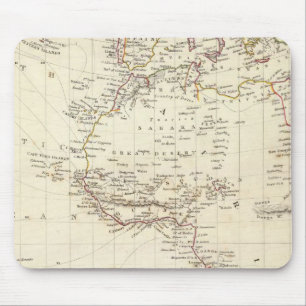 Tapis De Souris Monde, gnomonic proj I Africa et South Europe