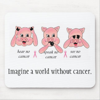 Tapis De Souris Monde sans Cancer Mousepad