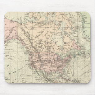 Tapis De Souris Monde sur les projections du Mercator