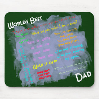 Tapis De Souris Mondes meilleur Dadism Mousepad