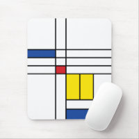 Mondrian II Minimum De Stijl Modern Art Design