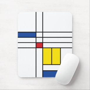 Tapis De Souris Mondrian II Minimum De Stijl Modern Art Design