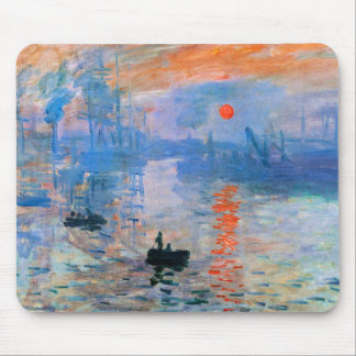 Tapis De Souris Monet - Impression, lever du soleil,
