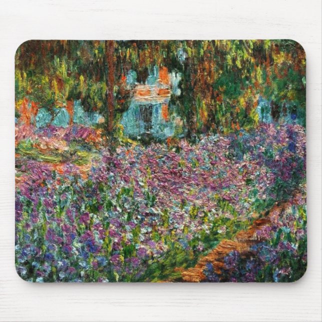 Tapis De Souris Monet Le jardin de l'artiste à Giverny (Devant)