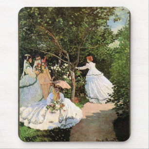 Tapis De Souris Monet - Les femmes dans le jardin