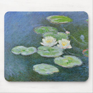 Tapis De Souris Monet - Lys d'eau, effet du soir,
