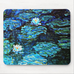 Tapis De Souris Monet - Nappes d'eau bleu