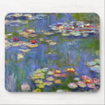 Tapis De Souris Monet Water Lilies 1916 Mouse Pad<br><div class="desc">Pare-souris Monet Water Lilies 1916. Peinture à l'huile sur toile de 1916. L'impressionniste Claude Monet demeure réputé et apprécié pour les peintures de nénuphars qu'il a réalisées dans son étang de jardin de Giverny. Cette peinture spécifique de nénuphars, datant de 1916, révèle l’évolution de Monet vers une abstraction croissante et...</div>
