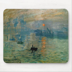 Tapis De Souris Monet's Impression Sunrise (soleil levant) - 1872