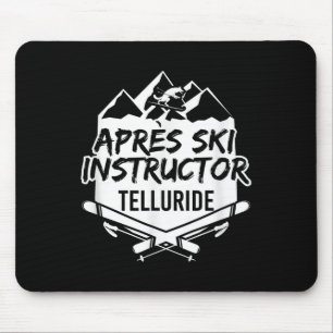 Tapis De Souris Moniteur Après-ski Telluride Ski de Montagne Ski