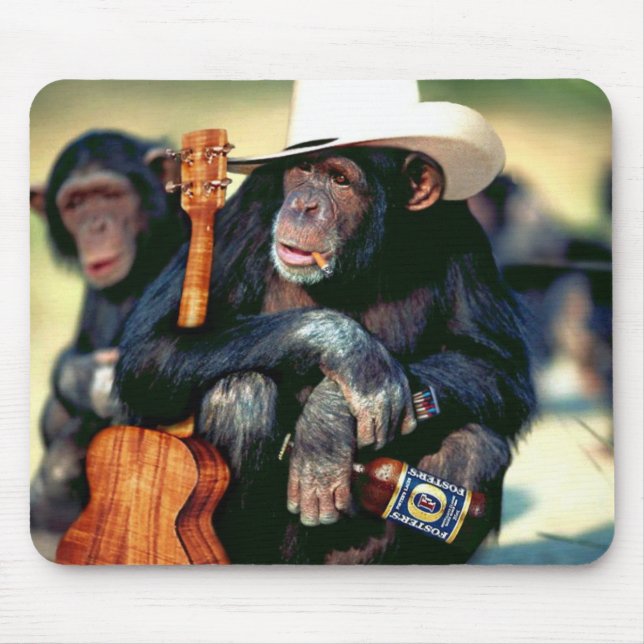 Tapis De Souris Monkey_Cowboy (Devant)