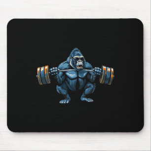 Tapis De Souris Monkey Gorilla Bodybuilding Muscles Fitness Gymnas