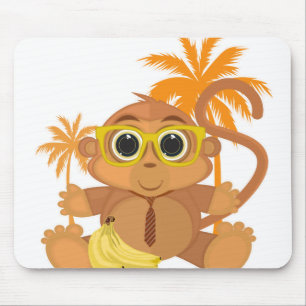 Tapis De Souris Monkey Nerd