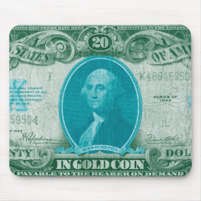 Tapis De Souris Monnaie moderne V (Devant)