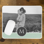 Tapis De Souris Monnaie Pastel minimaliste Nom et photo personnali<br><div class="desc">Monnaie Pastel minimaliste Nom et photo personnalisés</div>