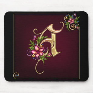 Tapis De Souris Monogramme A Mousepad