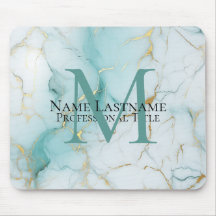 Monogramme Aqua Marble sur mesure