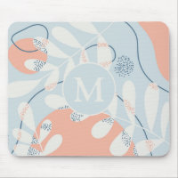 Monogramme d'art botanique Abstrait moderne
