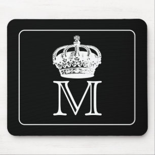 Tapis De Souris Monogramme de couronne