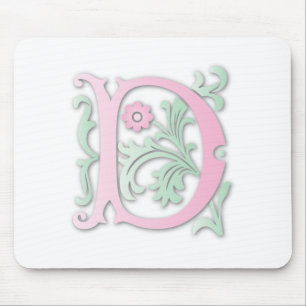 Tapis De Souris monogramme de Fleur-De-lis D