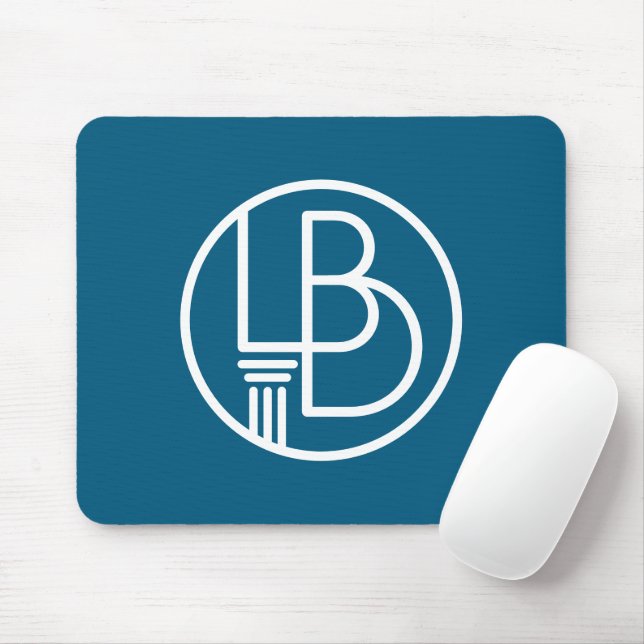 Tapis de souris monogramme de la loi LBD (Avec souris)