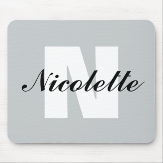 Tapis De Souris Monogramme et nom