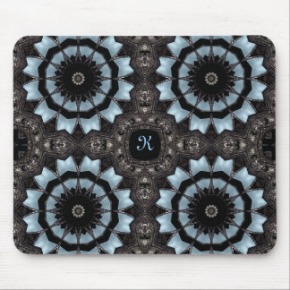 Tapis De Souris monogramme médiéval de kaléidoscope