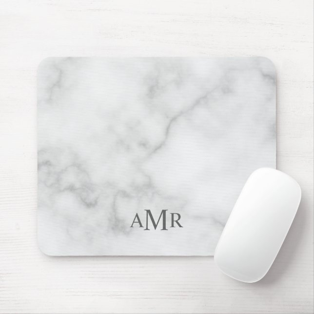 Tapis De Souris Monogramme personnalisé classique (Avec souris)