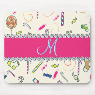 Tapis De Souris Monogramme sucre de canne