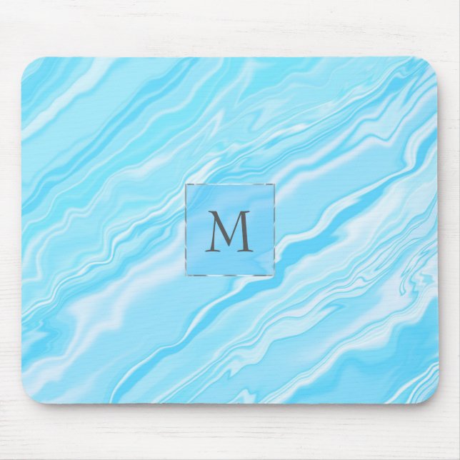 Tapis De Souris Monogrammed Marble (Devant)