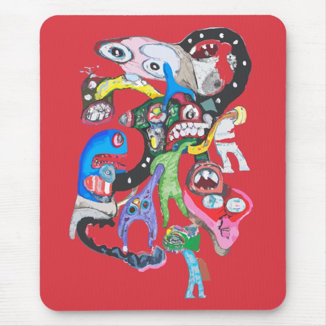Tapis De Souris Monster collage (Devant)