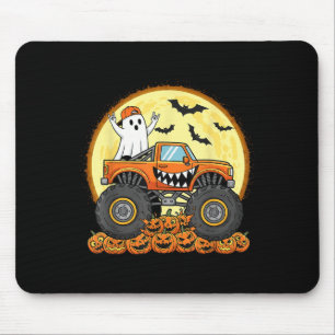 Tapis De Souris Monster Truck Cute Boo Citrouille Funny Halloween