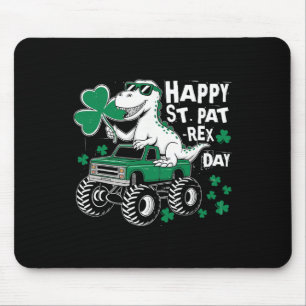 Tapis De Souris Monster Truck St Patricks Day Dinosaure St Pat heu