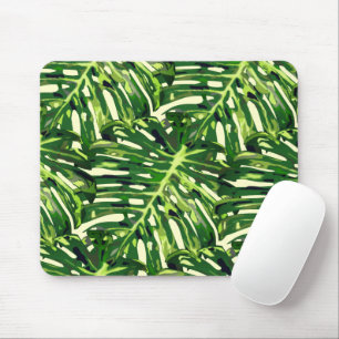 Tapis De Souris Monstera Tropical Feuilles - Vacances