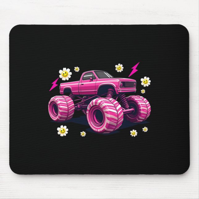 Tapis De Souris Monstre Cady - Sticker Sympa Et Éffrayant (Devant)