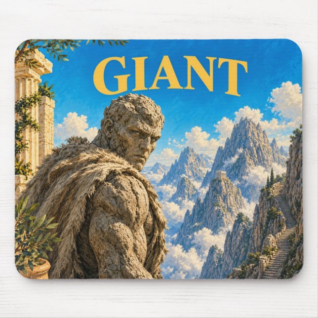 Tapis De Souris Monstre Fantastique Géant Gothique (Devant)