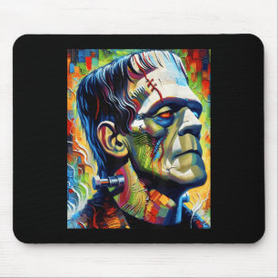 Tapis De Souris Monstre Frankenstein Et Halloween Mariée Correspon