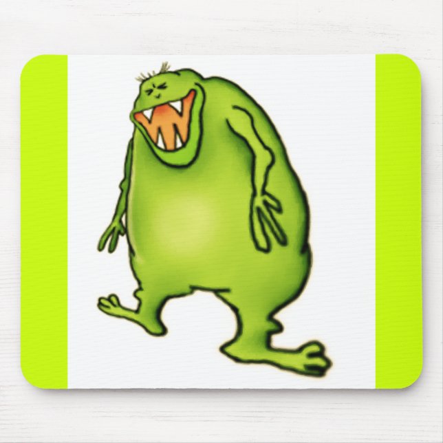 Tapis De Souris Monstre riant Mousepad (Devant)