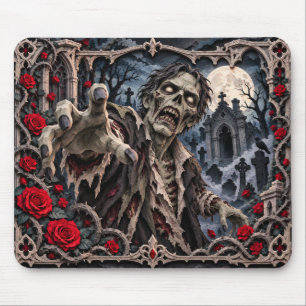 Tapis De Souris Monstre Zombie découpé en papier